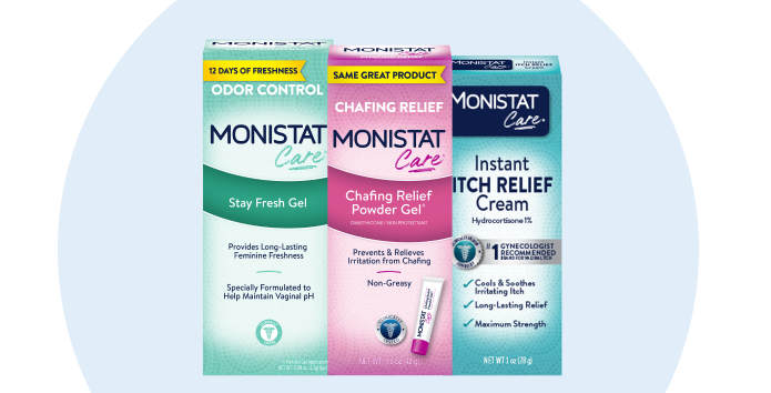 Monistat Care Chafing Relief Powder Gel | Skin Protection | 1.5 OZ | 4 Pack