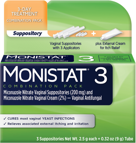 MONISTAT® 3-Day Treatment for Yeast Infections