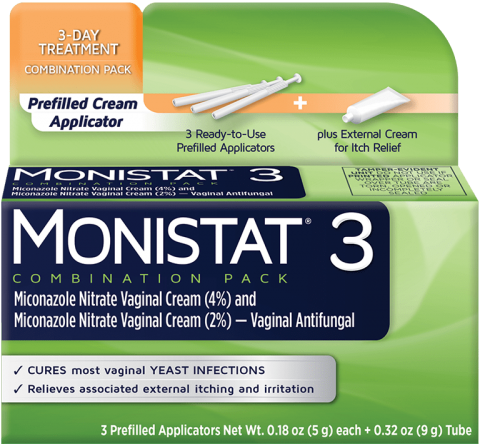 MONISTAT® 3-Day Treatment for Yeast Infections